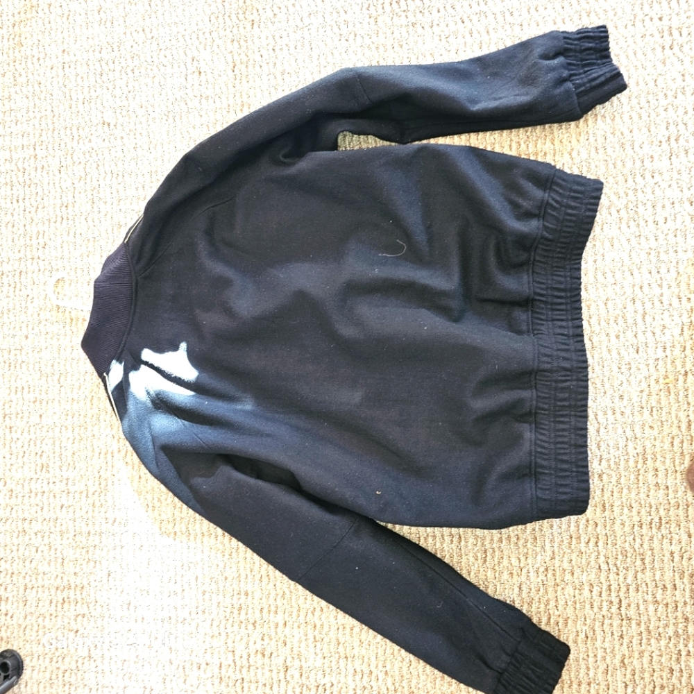Mens Tru Religion wool jacket 3xl Black and gold.